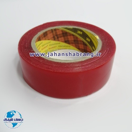 چسب‏ ‏دوطرفه‏ ‏‏ژله‌ای قرمز 1 سانتی‎ ‏کد‏ 1-‏‎TP21