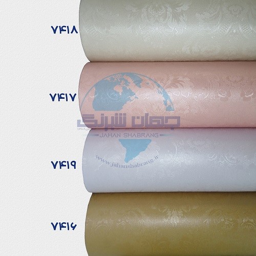 طرح‏ ‏کاغذ‏ ‏دیواری‏ سفید ‏‏برجسته‏ ‏‏مات‏ ‏یورو دکور‏ ‏‏کد ‏7419