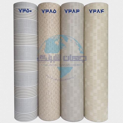 طرح‏ ‏کاغذ‏ ‏دیواری‏ کرم‌قهوه‌ای ‏‏برجسته‏ ‏‏مات‏ ‏یورو دکور‏ ‏‏کد ‏7384