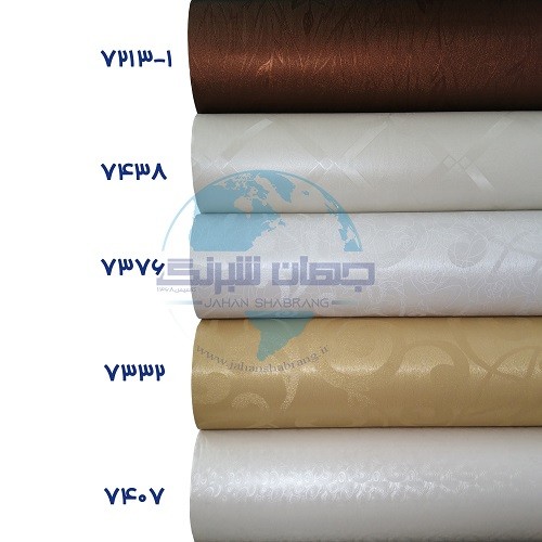 طرح‏ ‏کاغذ‏ ‏دیواری سفید برجسته مات‏ ‏یورو دکور‏ ‏‏کد 7376