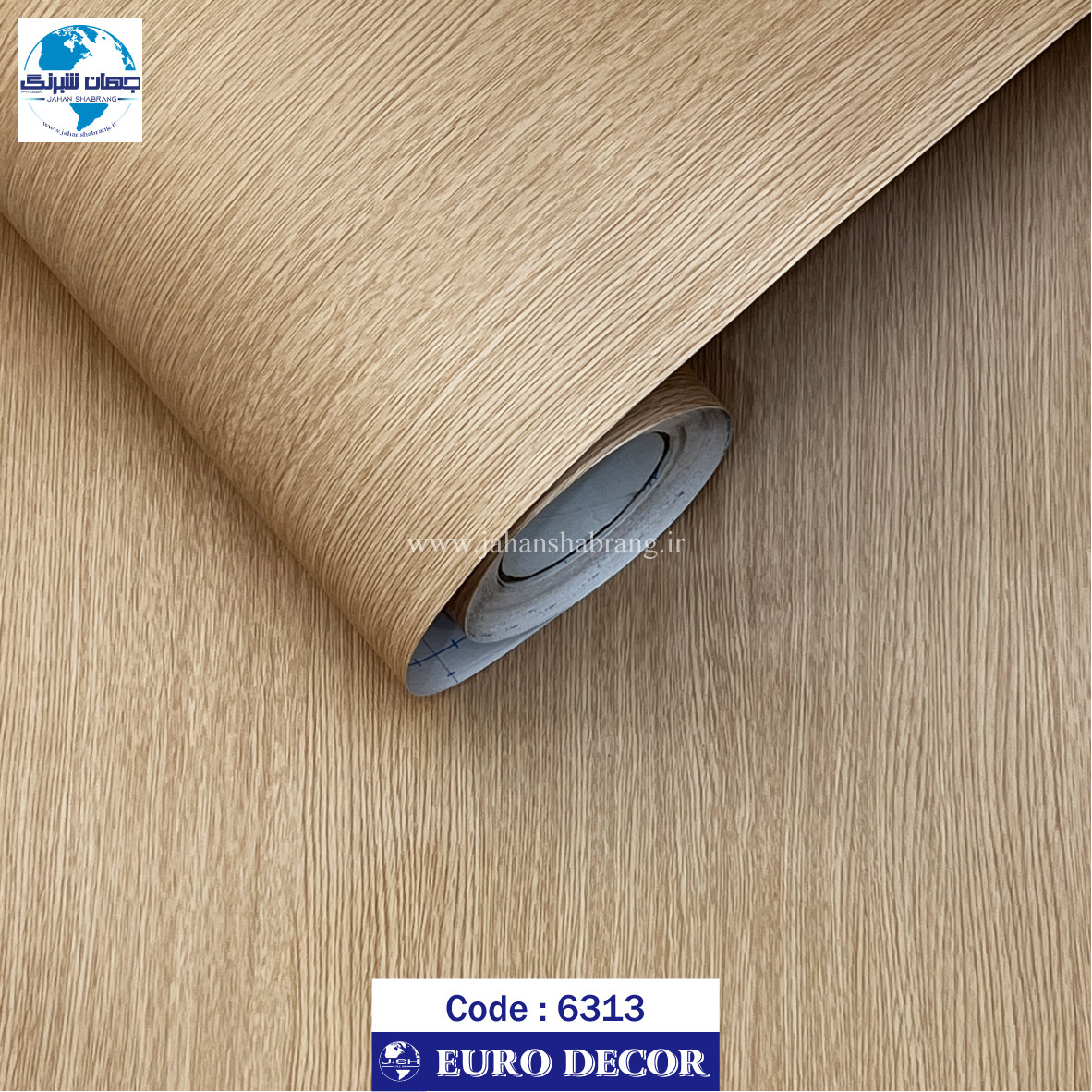 دکوری طرح چوب برجسته مات یورو دکور کد 6313