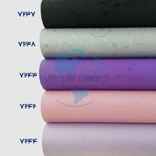 طرح‏ ‏کاغذ‏ ‏دیواری‏ بنفش برجسته ‏‏مات‏ ‏یورو دکور‏ ‏‏کد ‏7243