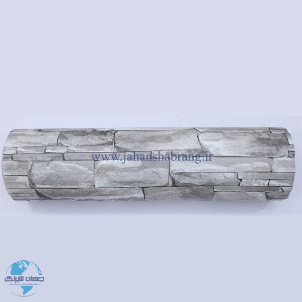دکوری طرح آجر آنتیک طوسی پفکی مات یورو دکور کد 8224