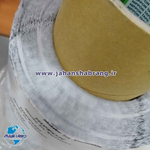 چسب‏ ‏دوطرفه‏ ‏‏شیشه‌ای روکش سفید 102cm*50m ‏کد‏ APP-11