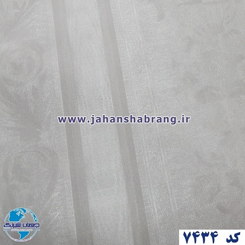 طرح‏ ‏کاغذ‏ ‏دیواری‏ سفید برجسته ‏‏مات‏ ‏یورو دکور‏ ‏‏کد ‏7434