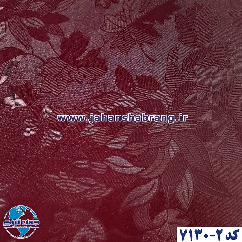 طرح‏ ‏کاغذ‏ ‏دیواری زرشکی برجسته مات‏ ‏یورو دکور‏ کد 2-8130