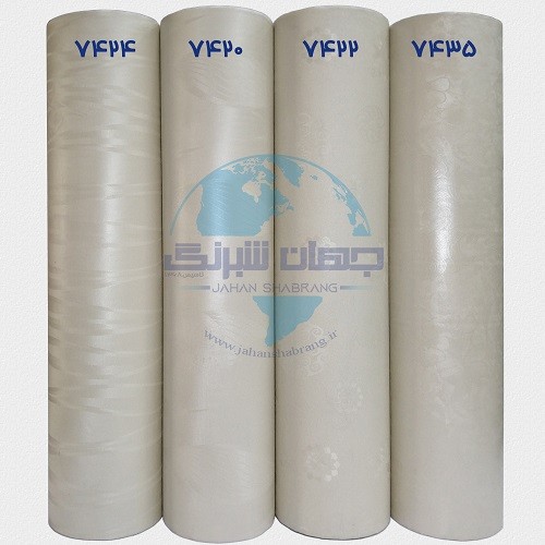 طرح‏ ‏کاغذ‏ ‏دیواری‏ کرم‌روشن ‏‏برجسته‏ ‏‏مات‏ ‏یورو دکور‏ ‏‏کد ‏7422