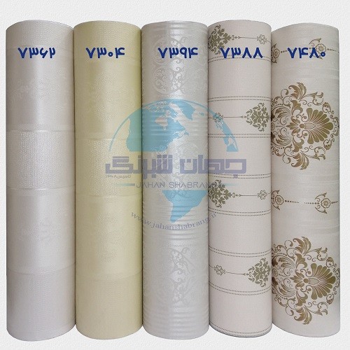 طرح‏ ‏کاغذ‏ ‏دیواری‏ کرم‌روشن ‏‏برجسته‏ ‏‏مات‏ ‏یورو دکور‏ ‏‏کد ‏7480
