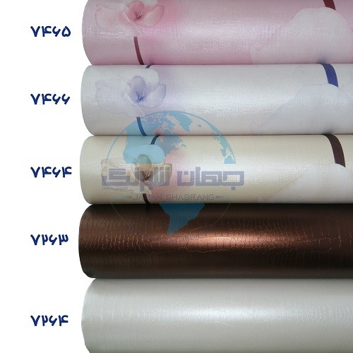 طرح‏ ‏کاغذ‏ ‏دیواری گل بزرگ آبی برجسته مات‏ ‏یورو دکور‏ ‏‏کد ‏7466