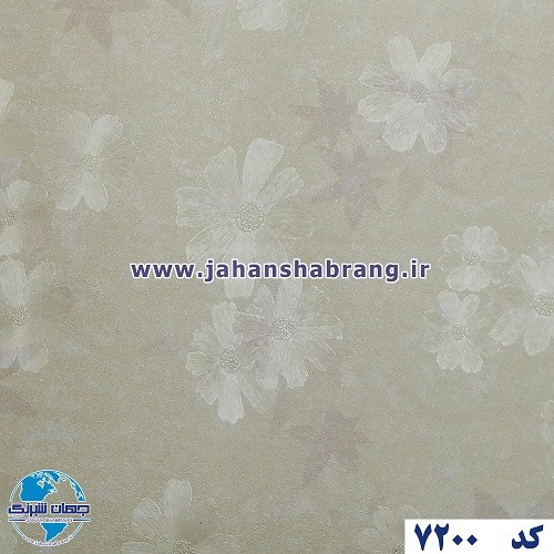 طرح‏ ‏کاغذ‏ ‏دیواری کرم برجسته مات‏ ‏یورو دکور‏ ‏‏کد 7200