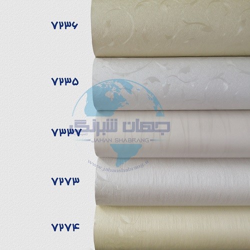 طرح‏ ‏کاغذ‏ ‏دیواری‏ ‏‏کرم‌روشن بارانی برجسته‏ ‏‏مات‏ ‏یورو دکور‏ ‏‏کد ‏7337