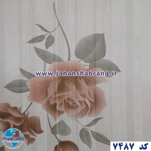 طرح‏ ‏کاغذ‏ ‏دیواری‏ طوسی‌روشن برجسته ‏‏مات‏ ‏یورو دکور‏ ‏‏کد ‏7487