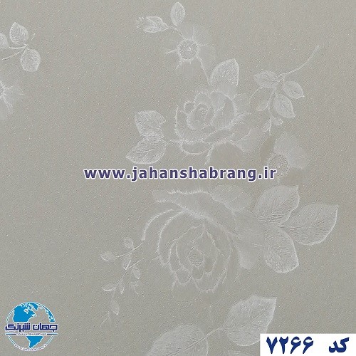 طرح‏ ‏کاغذ‏ ‏دیواری‏ کرم ‏‏برجسته‏ ‏‏مات‏ ‏یورو دکور‏ ‏‏کد ‏7266