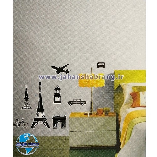 استیکر تزئینی برج ایفل کد 125