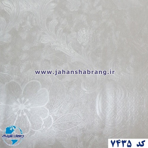 طرح‏ ‏کاغذ‏ ‏دیواری‏ کرم‌روشن ‏‏برجسته‏ ‏‏مات‏ ‏یورو دکور‏ ‏‏کد ‏7435