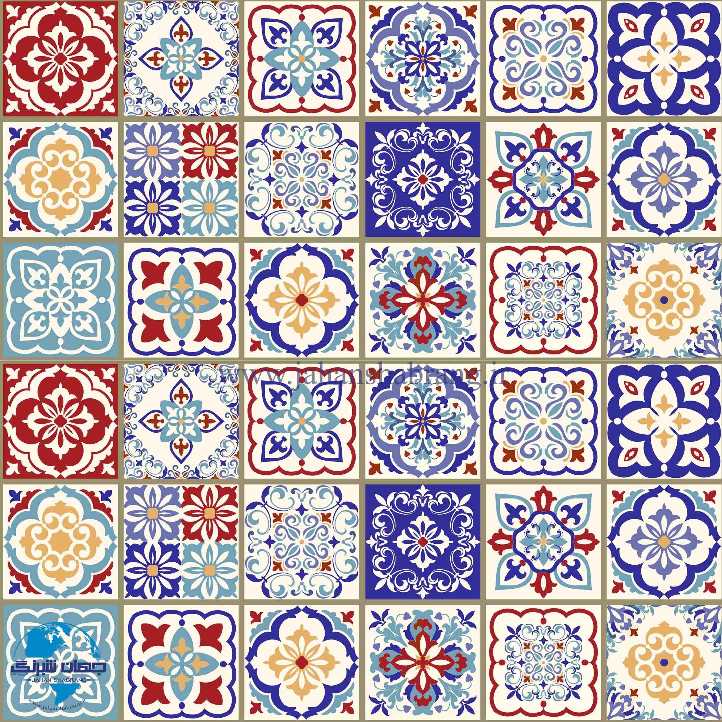 دکوری طرح کاشی مولتی کال کد k-511