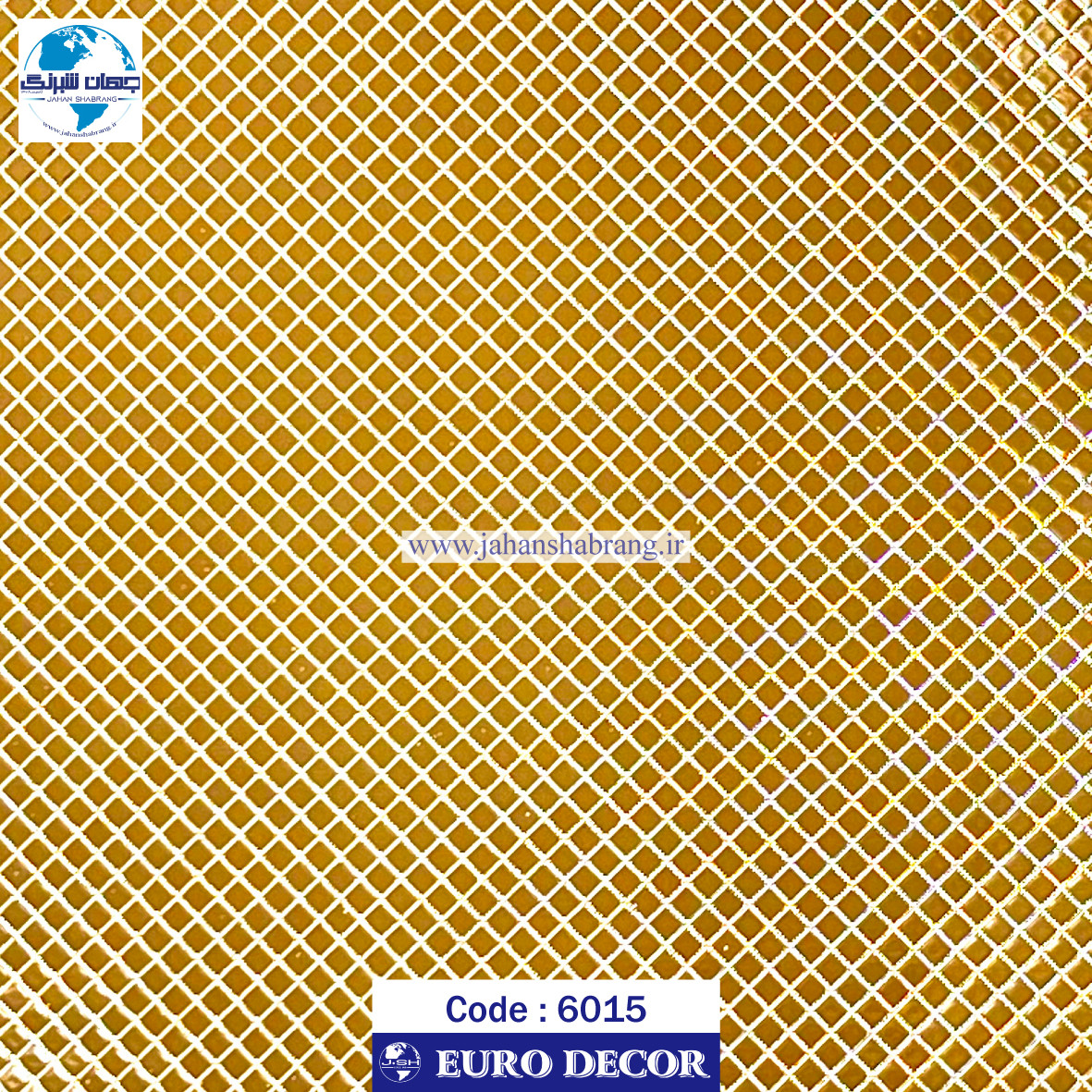 دکوری‏ ‏دیسکاوری‏‏ ‏مثلثی طلایی‏ ‎‏یورو دکور‏ ‏‏کد ‏‎6015‎