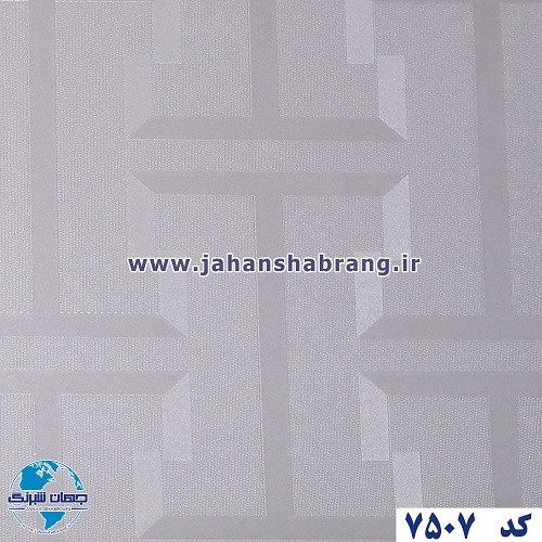 طرح‏ ‏کاغذ‏ ‏دیواری‏ سفید برجسته ‏‏مات‏ ‏یورو دکور‏ ‏‏کد ‏7507
