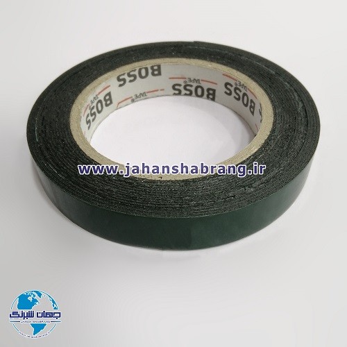 چسب‏ ‏دوطرفه‏ ‏‏فوم‏ ‏مشکی‏ ‏‏روکش‏ ‏سبز 1 سانتی‎ ‏کد‏ TP20-1