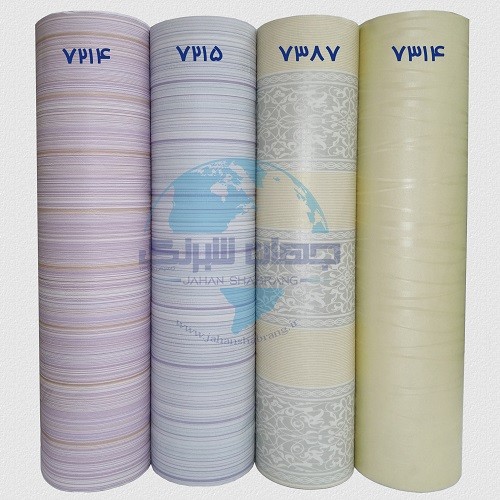 طرح‏ ‏کاغذ‏ ‏دیواری‏ کرم برجسته ‏‏مات‏ ‏یورو دکور‏ ‏‏کد ‏7314