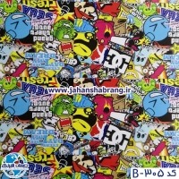 بمب‏ ‏استیکر‏ ‏‏فانتزی‏ ‎‏یورو دکور‏ کد ‏‎B-305‎