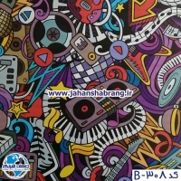 بمب‏ ‏استیکر‏ ‏‏فانتزی‏ ‎‏یورو دکور‏ کد ‏‎B-308