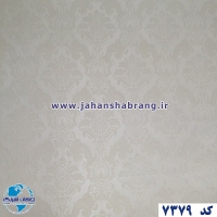 طرح‏ ‏کاغذ‏ ‏دیواری‏ کرم روشن برجسته ‏‏مات‏ ‏یورو دکور‏ ‏‏کد ‏7379