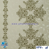 طرح‏ ‏کاغذ‏ ‏دیواری کرم مات‏ ‏یورو دکور‏ ‏‏کد 7470