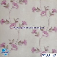 طرح‏ ‏کاغذ‏ ‏دیواری صورتی برجسته مات‏ ‏یورو دکور‏ ‏‏کد 7488