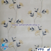 طرح‏ ‏کاغذ‏ ‏دیواری زرد برجسته مات‏ ‏یورو دکور‏ ‏‏کد 7491