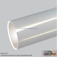 روکش‏ ‏بدنه‏ براق الماسی سفید-طلایی ‏یورو رپ ‏‏کد EW-CD-02