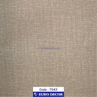 طرح‏ ‏کاغذ‏ ‏دیواری کنفی قهوه ای روشن برجسته مات یورو دکور‏ ‏‏کد 7543