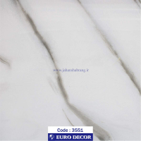 دکوری‏ ‏طرح‏ ‏سنگ‏ سفید رگه طوسی ‏هایگلاس‏ ‎‏یورو دکور‏ ‏‏کد ‏‎3551