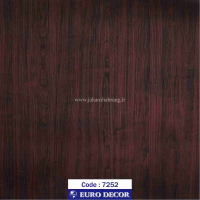دکوری طرح چوب  قهوه ای سوخته مات‏ ‏یورو دکور‏ ‏‏کد ‏7252