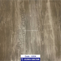 دکوری طرح چوب قهوه ای تیره مات 60c*25 یوروفیکس چین 6307