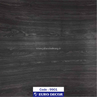 دکوری طرح چوب قهوه ای تیره مات 60c*25 یوروفیکس چین 6307