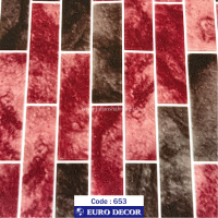 دیوارپوش‏ ‏فومی‏‎ ‏طرح‏ ‏آجر‏ ‏دو رنگ‏ قرمز ‎یورو دکور‏ ‎کد ‎DF-653