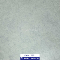 دکوری طرح‏ ‏کاغذ‏ ‏دیواری طوسی روشن با رگه های آبی مات‏ ‏یورو دکور‏ ‏‏کد 7521