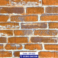دیوارپوش‏ ‏فومی‏ ‏طرح‏ ‏آجر‏ ‏پفکی‏ ‎قهوه‏‌ای‏ ‏روشن‏ یورو دکور‏ ‎کد ‎DF-622