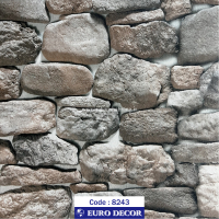دکوری طرح آجر پفکی مات یورو دکور کد 8243