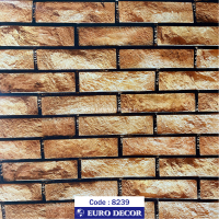 دکوری‏ ‏طرح‏ ‏آجر‏ ‏‏برجسته‏ ‏‏مات‏ ‎‏یورو دکور‏ ‏‏کد ‏‎8239