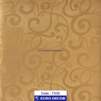 طرح‏ ‏کاغذ‏ ‏دیواری طلایی برجسته مات‏ ‏یورو دکور‏ ‏‏کد 7332