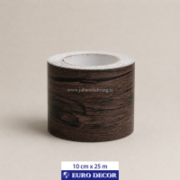 قرنیز دکوری طرح چوب قهوه ای سوخته 10cm x 25m/ یورودکور