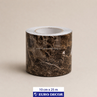 قرنیز دکوری طرح سنگ هایگلاس قهوه ای سوخته 10cm x 25m/ یورودکور