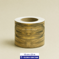 قرنیز دکوری طرح چوب 10cm x 25m/ یورودکور