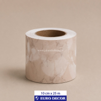 قرنیز دکوری طرح سنگ رگه دار کرم 10cm x 25m/ یورودکور